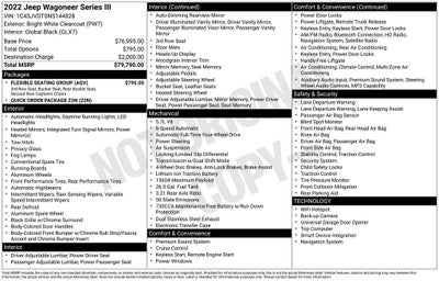 2022 Jeep Wagoneer Series III