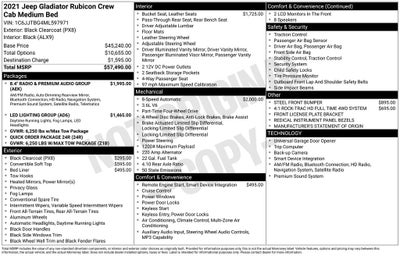 2021 Jeep Gladiator Rubicon