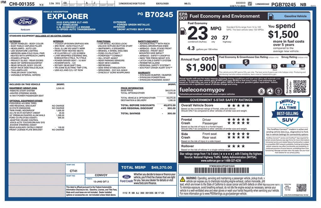2023 Ford Explorer XLT