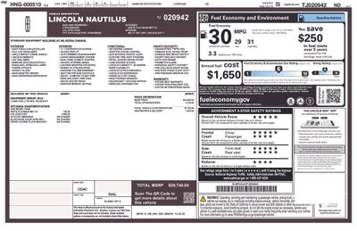 2026 Lincoln Nautilus Premiere