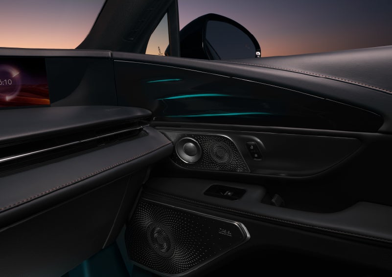 Selectable ambient lighting glows in the passenger door panel. | Kindle Lincoln in Cape May Court House NJ