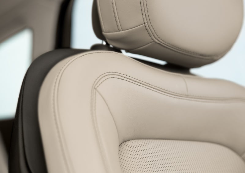 Fine craftsmanship is shown through a detailed image of front-seat stitching. | Kindle Lincoln in Cape May Court House NJ