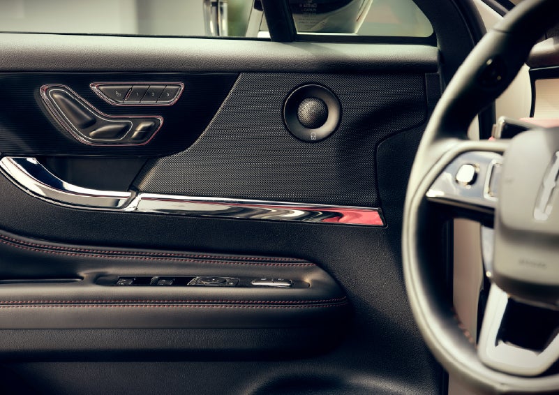 An audio speaker is shown in the driver's side door of a 2026 Lincoln Corsair® SUV | Kindle Lincoln in Cape May Court House NJ